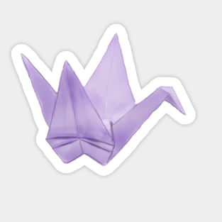 Origami Bird Sticker